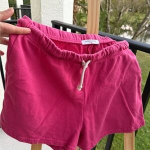 perfectwhitetee Fuchsia Women's Athletic Shorts